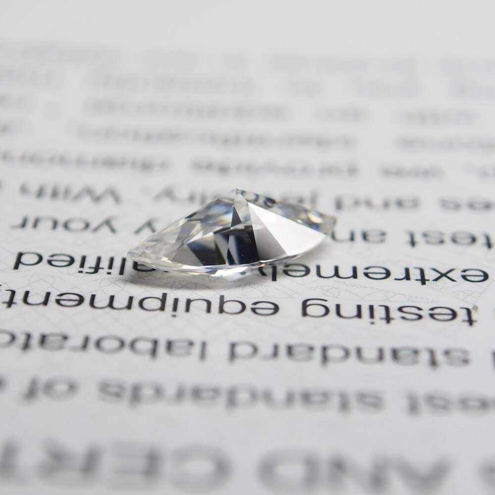 3*6mm marquise skaleczenie biały kamień Moissanite 0.21 karat na biżuterię