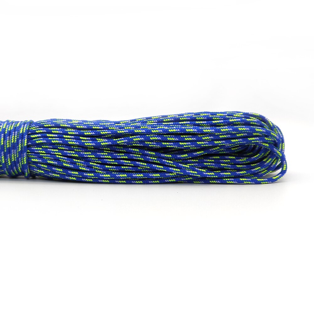 100 kolorów Paracord 2mm 25FT 50FT 100FT liny 1 Strand Paracorde na świeżym powietrzu sprzęt do survivalu bielizny DIY bransoletka hurtownia: 258 / 25ft
