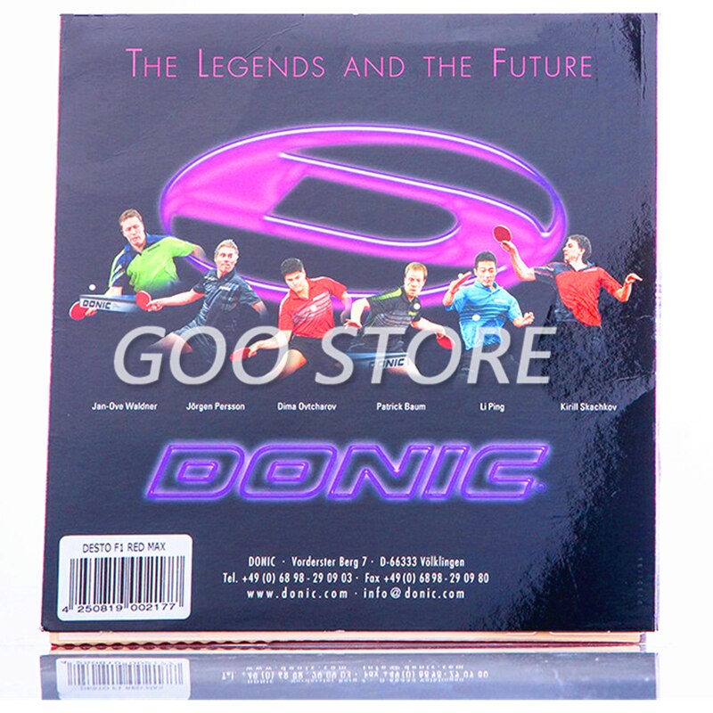 DONIC F1 DESTO Table Tennis Rubber original Quick Attack Pimples in with sponge ping pong tenis de mesa