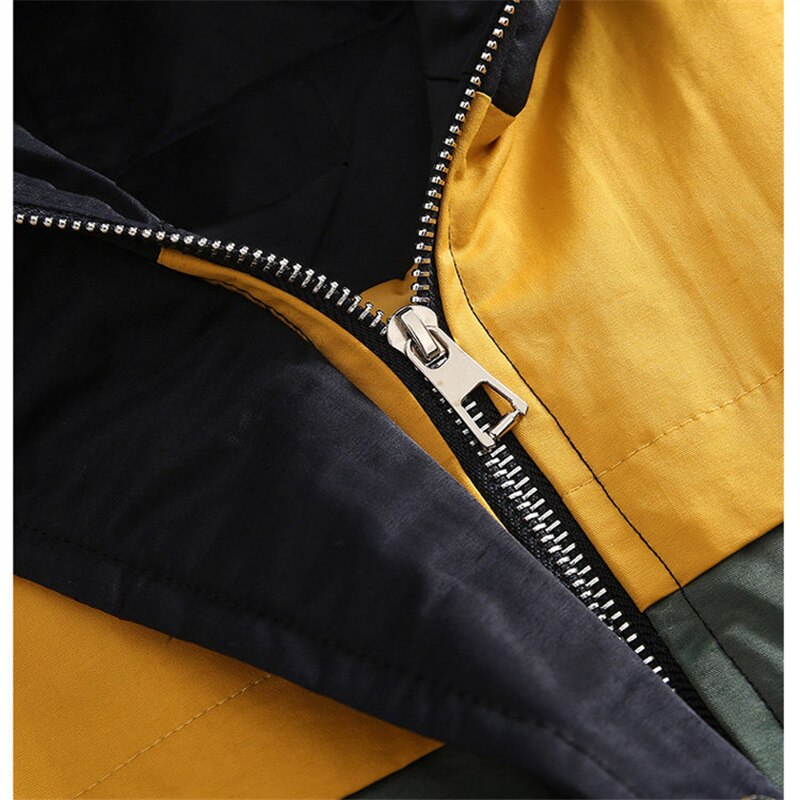 Vintage vindjacka för barn för flickor tonårshuvjackor barn snygga höst vinterkläder för tonåringar flicka trenchcoat