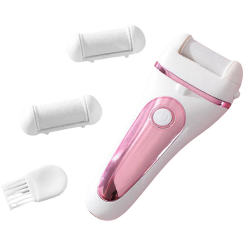 Waterdichte Usb Oplaadbare Elektrische Pedicure Gereedschap Voetverzorging Machine Eelt Remover Dode Huid Voet Bestand Hak Cleaner: Pink
