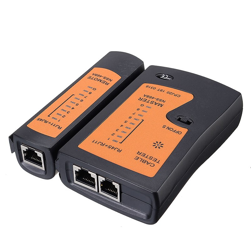 Network Cable Tester Test RJ45 RJ11 RJ12 UTP Lan Cable Detector Network Repair Tool Portable Network Cable Tester