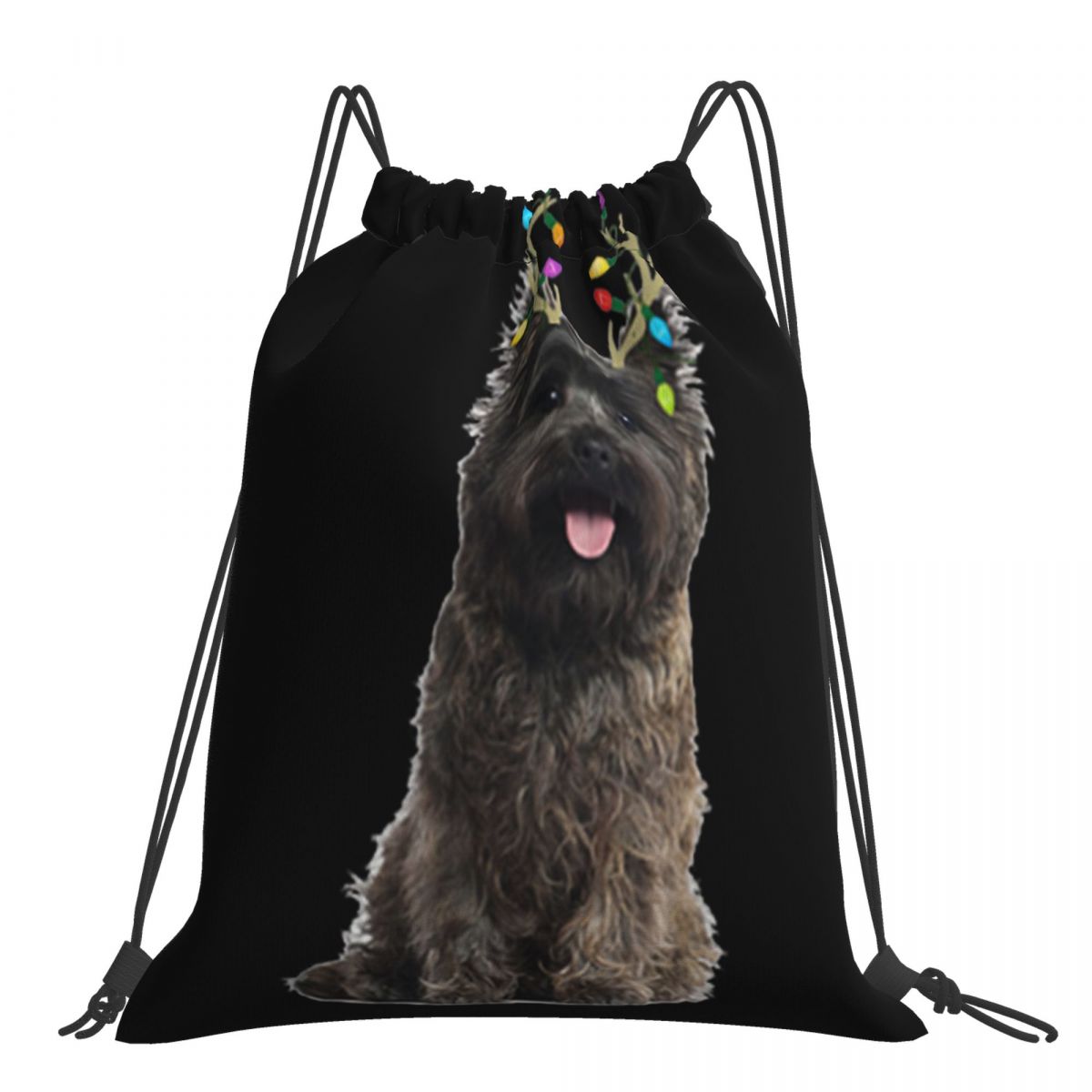 Mooie Cairn Terrier Rendier Hond Plus Size Mannelijke Persoonlijkheid Crewneck Boy Animal Tassen Rugzak Tas: Default Title