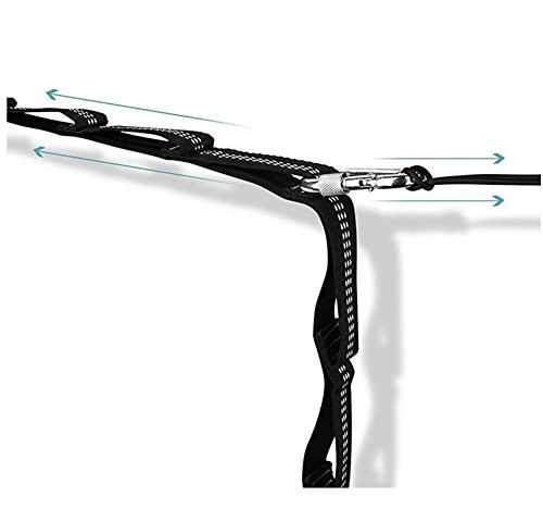 2PCS 3M Daisy Chain Extension Strap Adjustable Loops Straps Rope Carabiner Storage Bag Yoga Hammock Hanging Climbing Accessory