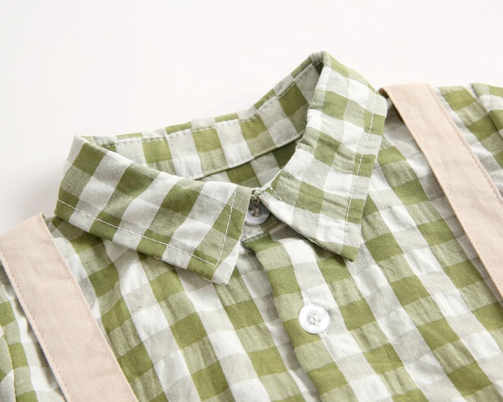 Baby Jongens Kleding Plaid Baby Schat Kinderen Romper Koreaanse Van Lente En Herfst Een Stuk Romper