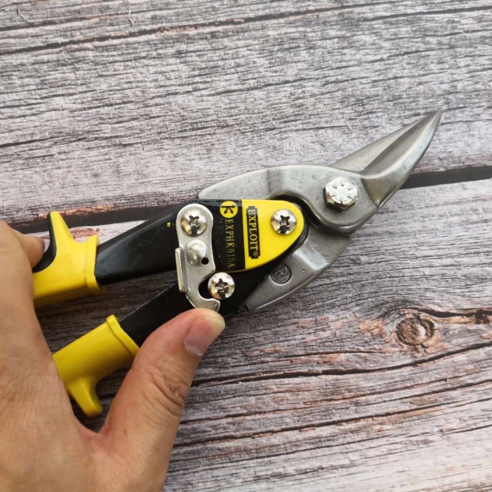 High hardness Shears industrial grade scissors Curved Blade tin snips Metal scissors Aviation scissors