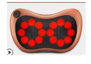 Shiatsu Massage Pillow Infrared Heating Neck Shoulder Back Body Massager Device Cervical Health Care Massageador: 04