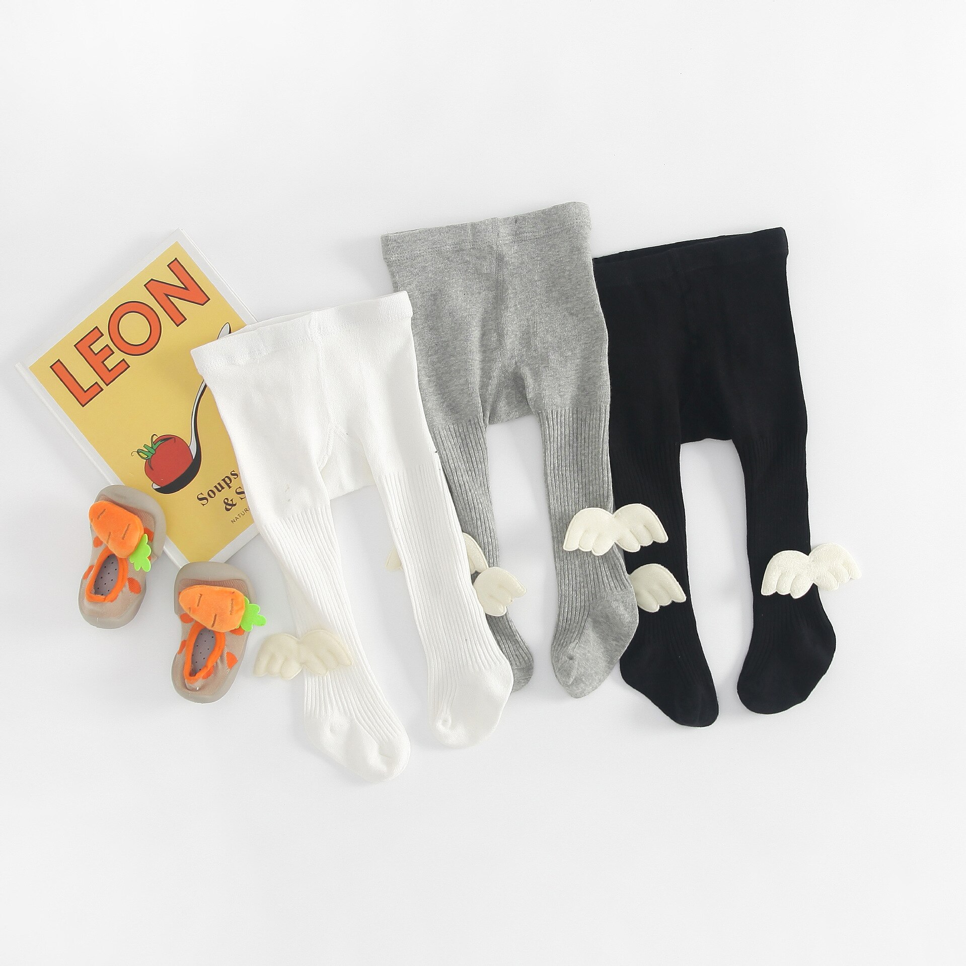 Baby Meisje Lente Leggings Panty Meisjes Legging Footies Angel Vleugels Zon Gedrukt Dunne Slanke Broek
