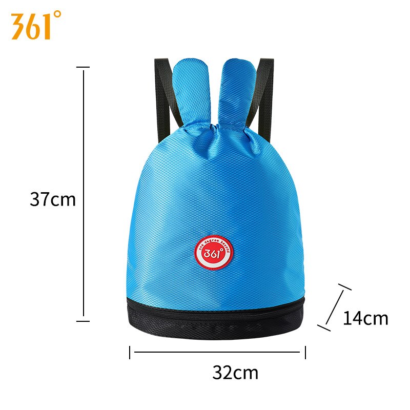 Mochila para niños 361, Mochila deportiva, mochila impermeable para niños y niñas, Combo de bolsas húmedas secas, para acampada, piscina, playa y exterior: SLY196011-2-Blue