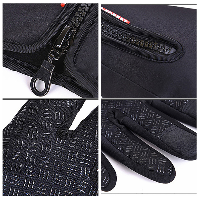 Winter Brand Conductive Gloves Screen Windproof Waterproof Thermal Outdoor Ski Leisure Camping Thermal Bike Gloves