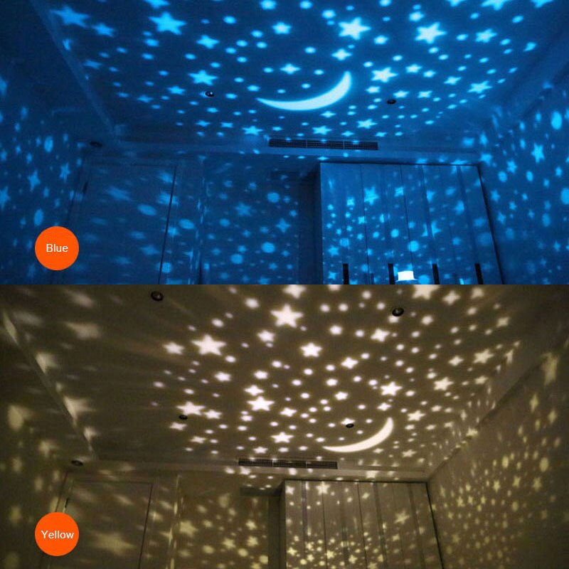 LED Nachtlampje Sterrenhemel Draaien Projector Lamp Universe LED Lamp Baby Kleurrijke Licht Voor Kinderen Verjaardag Kerst Cadeau