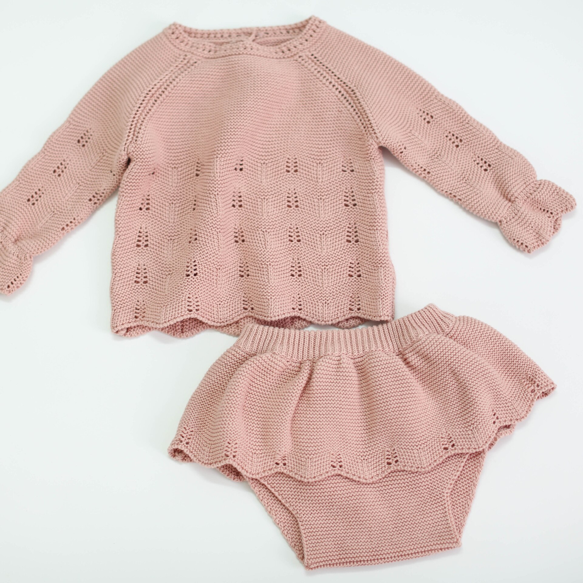 Vêtements espagnols pour bébés filles | En coton, ensemble court et haut, vêtements d'hiver, Boutique, pour bébés filles, , 202020nouveau: Rose / 80cm