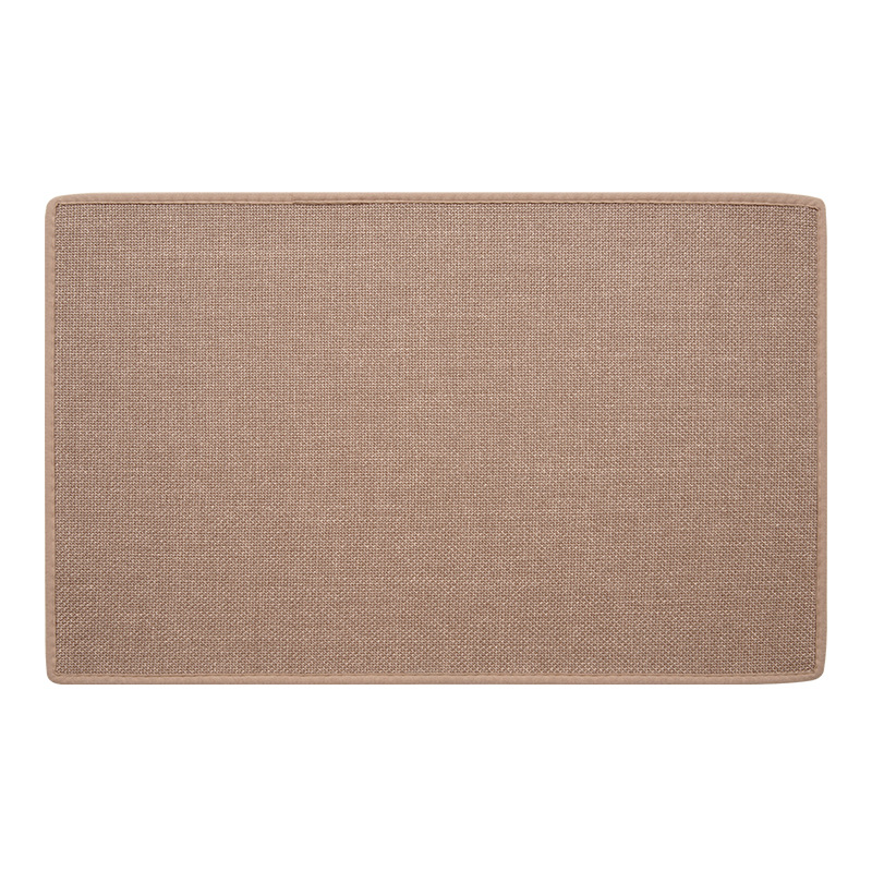 Tapis de cuisine en lin absorbant l'eau et l'huile, Polymères de sol longs, Anti-alde, Anti-chute, Entrée de portes, Coussin de pied