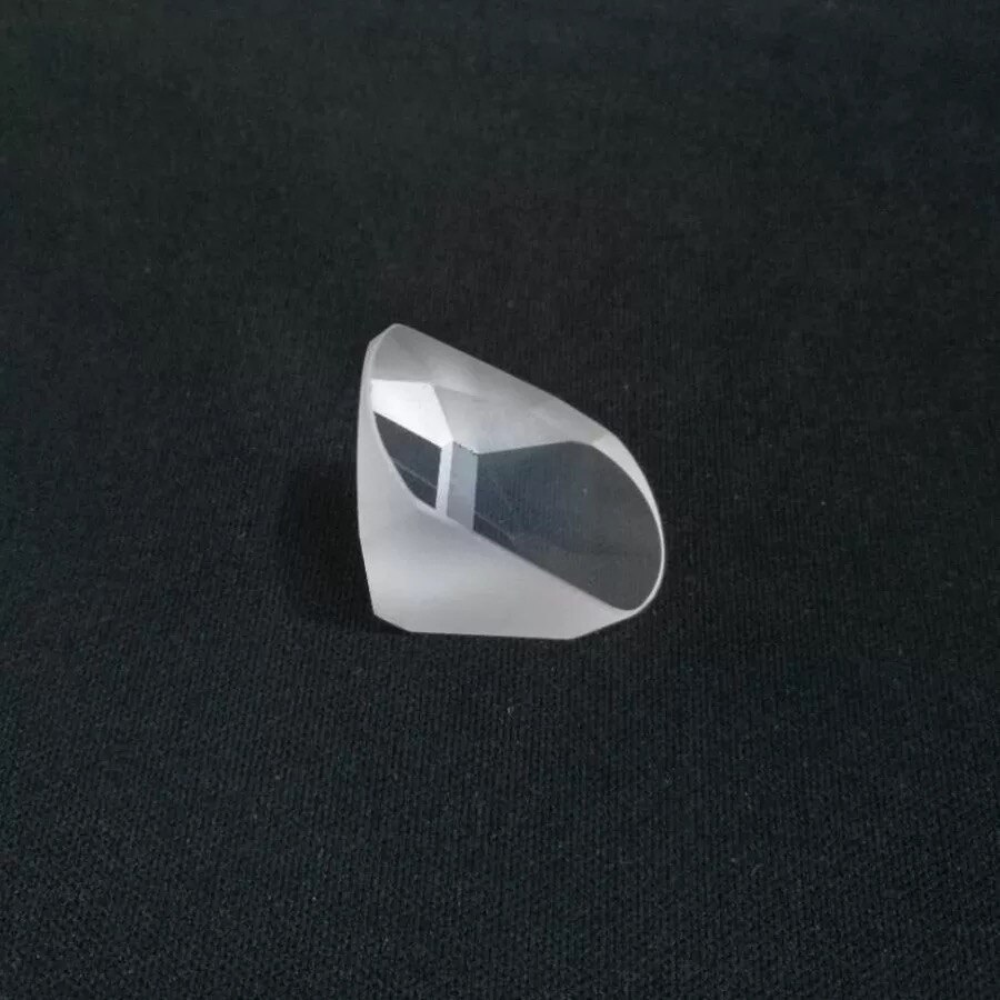 Prismas de cristal óptico N-BK7 de 44x21x22mm lente Triangular de prismas Paul