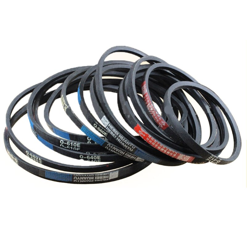 Closed-Loop O-Type Washing Machine Belt Multi-size Transmission Drive Belt Black
