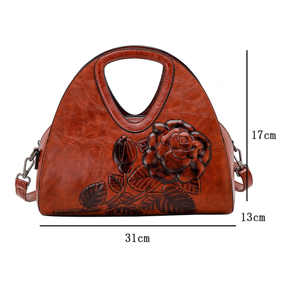 Handtassen met rozenprint voor dames, luxe merktassen, dames messenger bags, tote bags voor dames