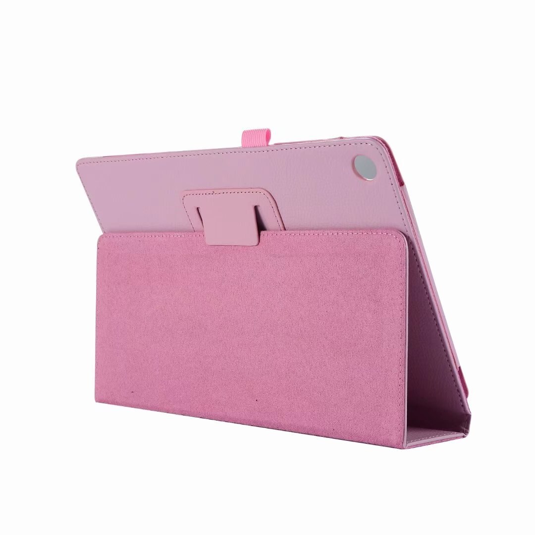 PU Leather Funda Capa Case For Lenovo Tab 4 10 TB-X304L TB-X304F/N Tab 4 10 Plus TB-X704L TB-X704F/N Cover Tablet Smart PU Case: Pink