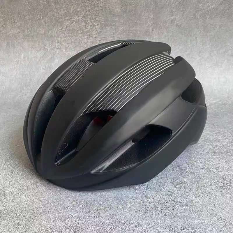 Casco da bici da strada Aero Casco da Ciclismo per uomo Velocis aerodinamica Casco da vento Casco da bicicletta sportivo ultraleggero Casco Ciclismo: nero