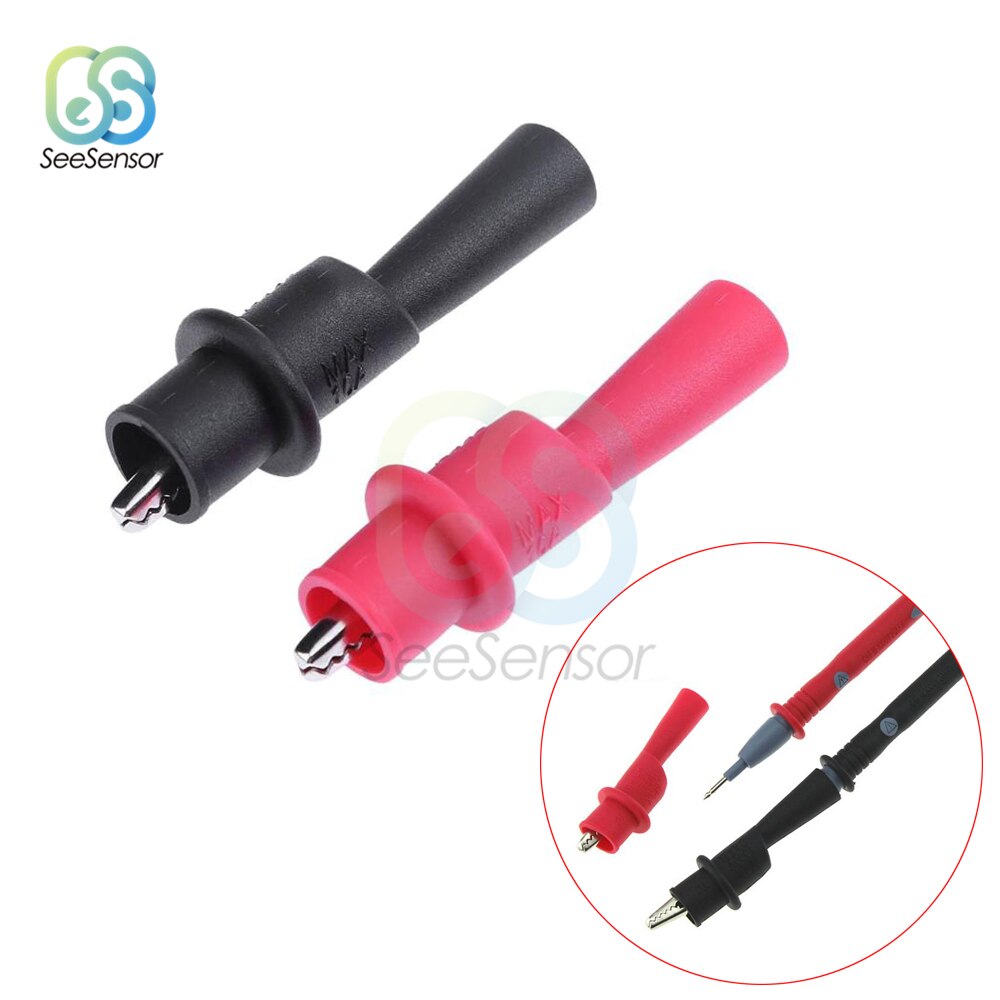 1 Paare Alligator Krokodil Prüfung Clips Schellen für Multimeter Tester Sonde Elektrische Klemme testen Sonde Meter