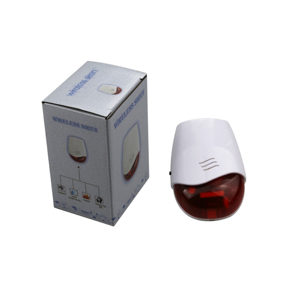 Manufacturers supply household wireless sound and light alarm 433/315 sound and light siren 220V alarm light anti-theft alarm