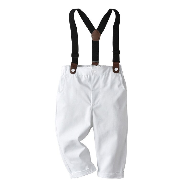 Baby Jungen Anzug Kleinkind Gentleman einstellen freundlicher Hochzeit Party Outfit Kleinkind Langarm Bluse Mantel Insgesamt Krawatte 4 stücke Anzüge