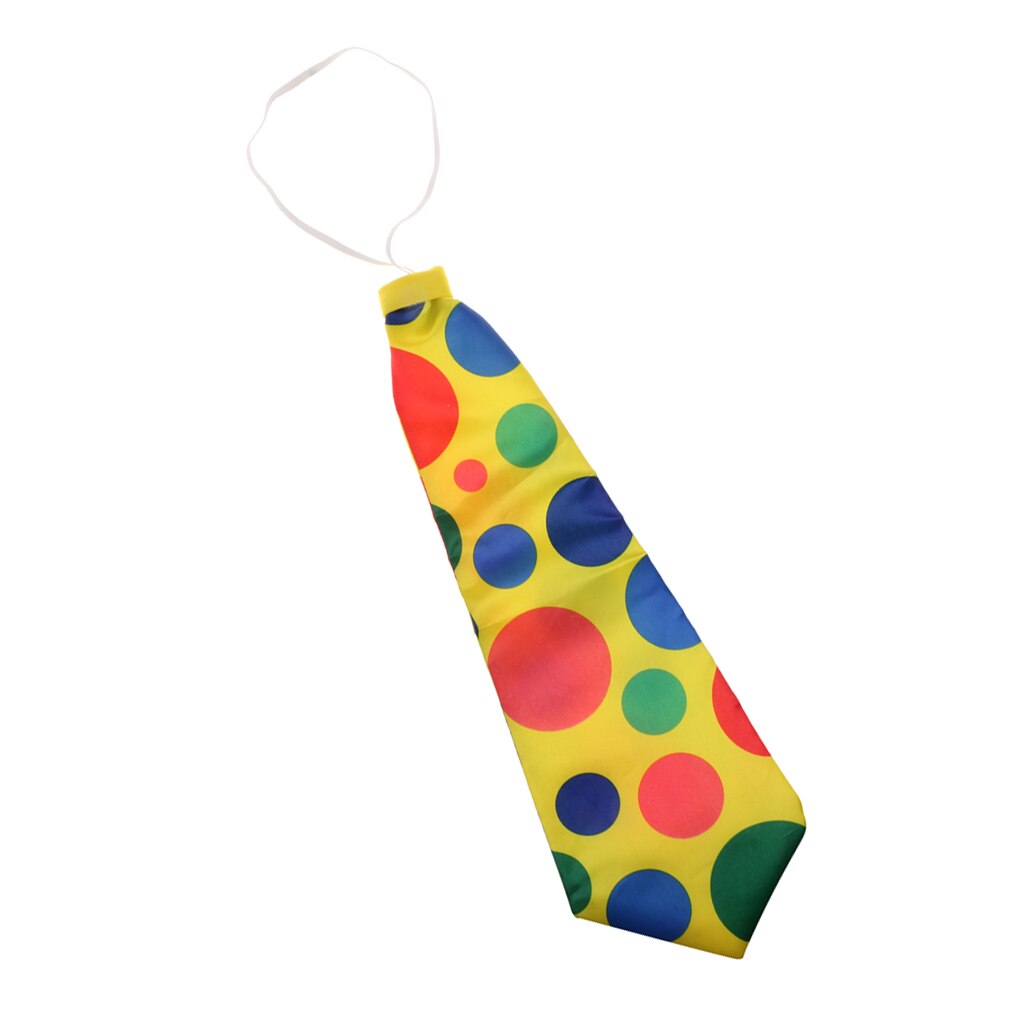 Giant Clown Tie Party Tie Maxi Harlequin Tie Fool Carnaval Tie