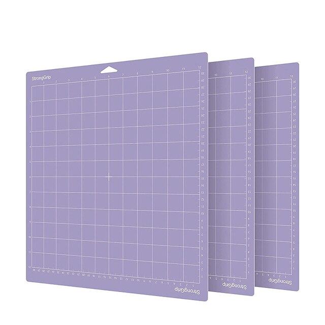 2022 3pcs/lot Mixed Color Engraving Machine Base Plate Cutting Mat For Cricut/cameo 4 With Adhesive Pvc Cutting Mats