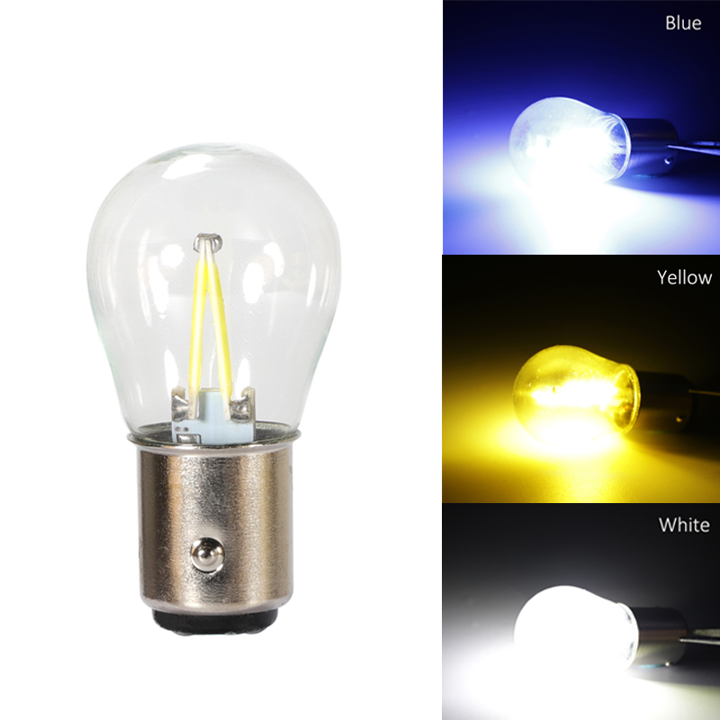 1 Uds 1157 BAY15D bombilla de luces de freno led superbrillante p21/5w bombillas led para coche fuente de luz automática amarillo rojo blanco 12v