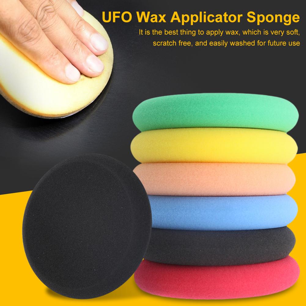 Foam Sponge Wax Wax Applicator Pad Cars Vehicle Glass Cleaning Sponges Polishing Pad