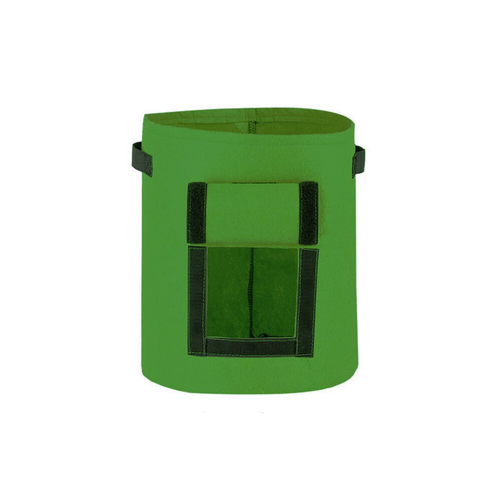 Spring Storage Container Vegetable Tomato Planting Bag Potato Grow Pot Practical Garden Patio Balcony Plant Grow Bag: 2 Green