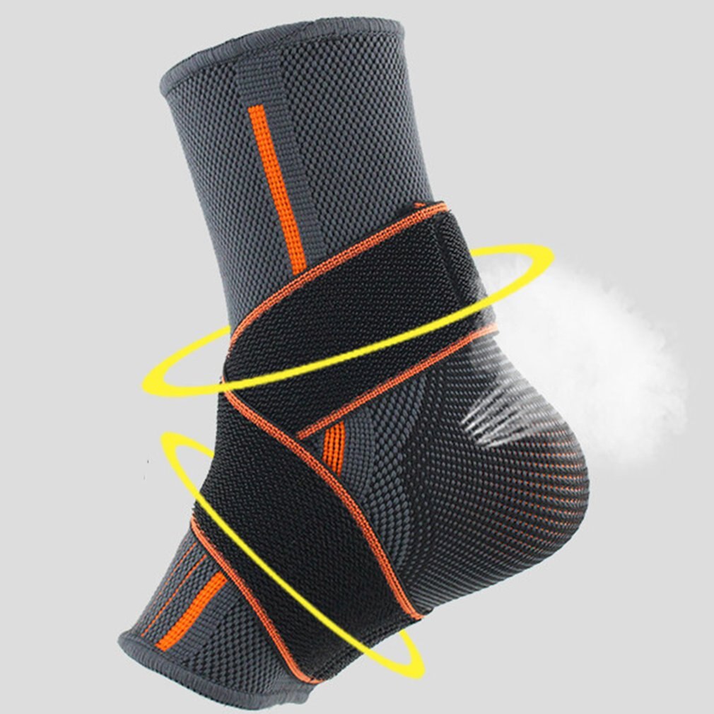 Orthèse de pied stabilisateur de cheville Support élastique Sport cheville soutien confortable Nylon protection Sport cheville équipement