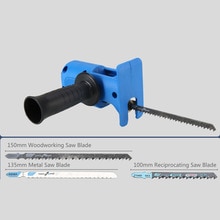 Piła szablasta piła metalowa przystawka robić wiertarki elektrycznej cięcie drewna piła robić obróbki drewna ostrze