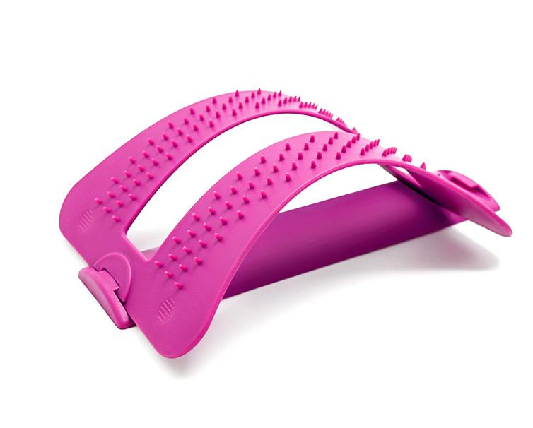 Neck lumbar traction home stretch machine hunchback stretcher spinal cervical spinal scoliosis back waist: Transparent