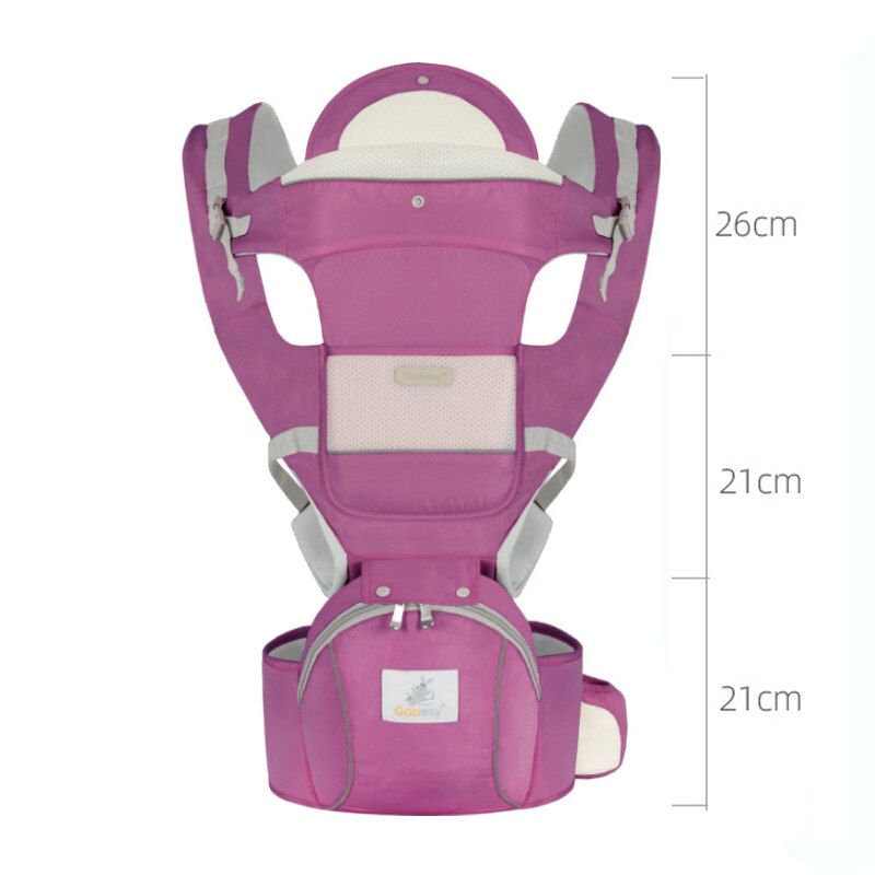 Portabebé ergonómico para bebé de 0 a 48 meses, porta bebés para bebé, cabestrillo para bebé 3 en 1, frontal, ergonómico, canguro, eslinga para llevar a bebé: Purple