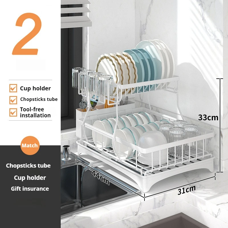 Organiseur De Planche à Découper En Acier Inoxydable - Support Vertical Gain De Place, Dimensions 12x12x8,5 Cm - Pour Planches, Couvercles, Assiettes... - Couleur Blanc