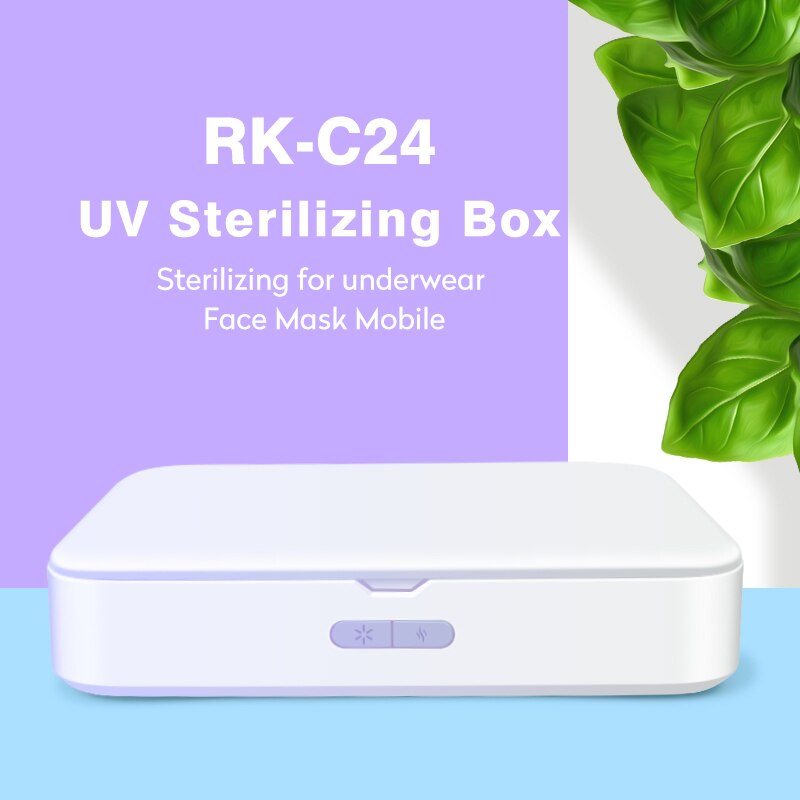 Draagbare uv-kast telefoon desinfectiemiddel uv-reiniger mobiele dubbele ultraviolet desinfectielamp