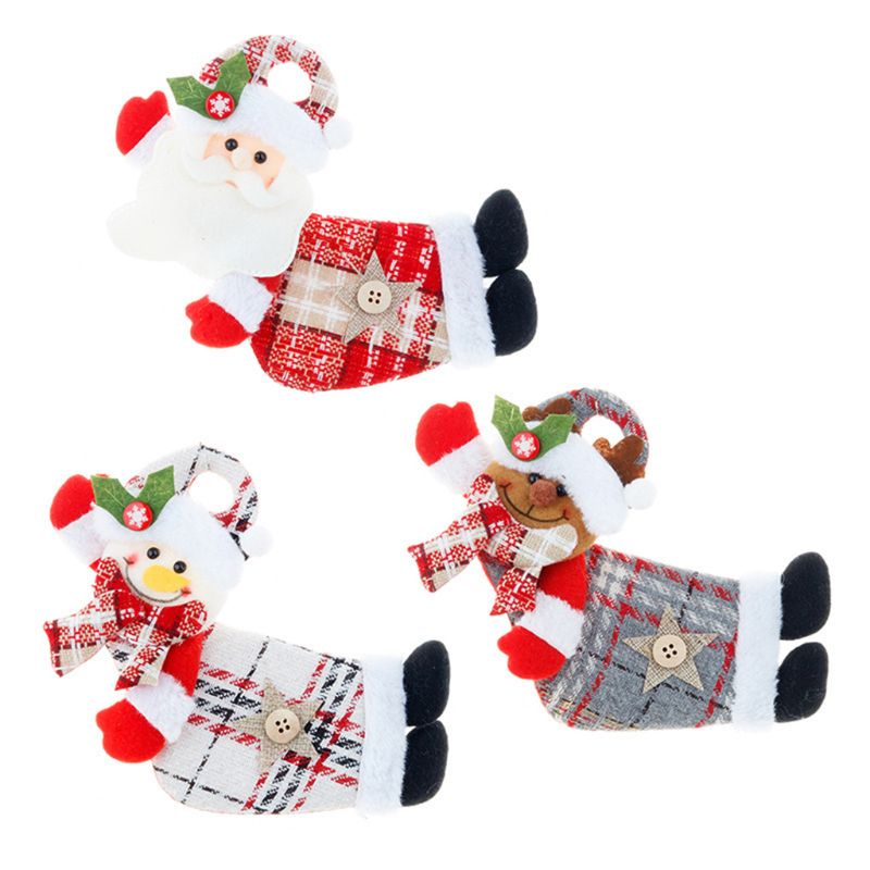 4pcs Cute Feather Angel Doll Toy Hanging Christmas Tree Ornament Party Home Decoration