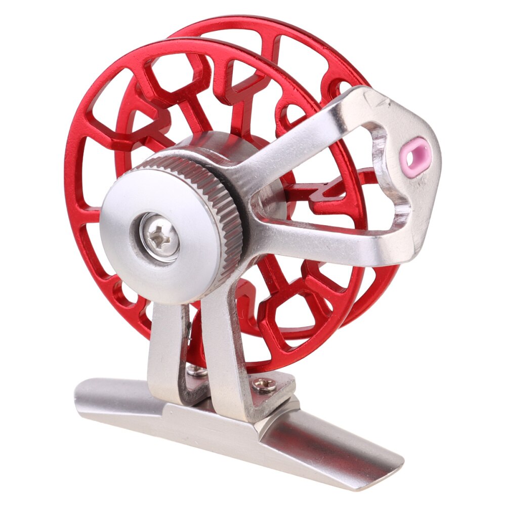 1 Pc Metal Fishing Reel Fly Fishing Reel Fishing Wheel Front Wheel Fishing Raft Wheel Fishing Gear for Fishing (Right Hand Silve: Red