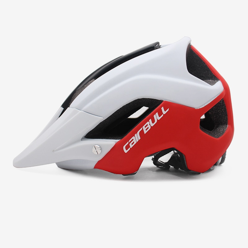 CAIRBULL-Casco Para Bicicleta de Montaña TRAIL XC, cascos de seguridad con ala grande DH AM para hombre y mujer,