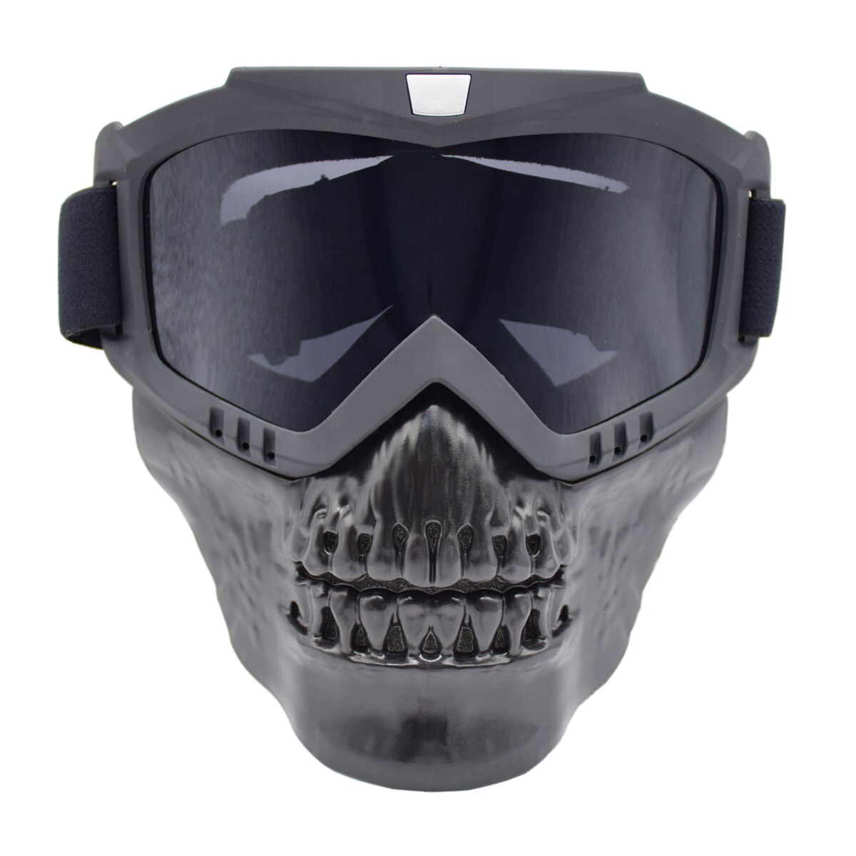 Unisex Skiing Goggles Modular Mask Detachable Mouth Filter Men Women Ski Snowmobile Snowboard Goggles Snow Winter Ski Glasses: 015003 Grey