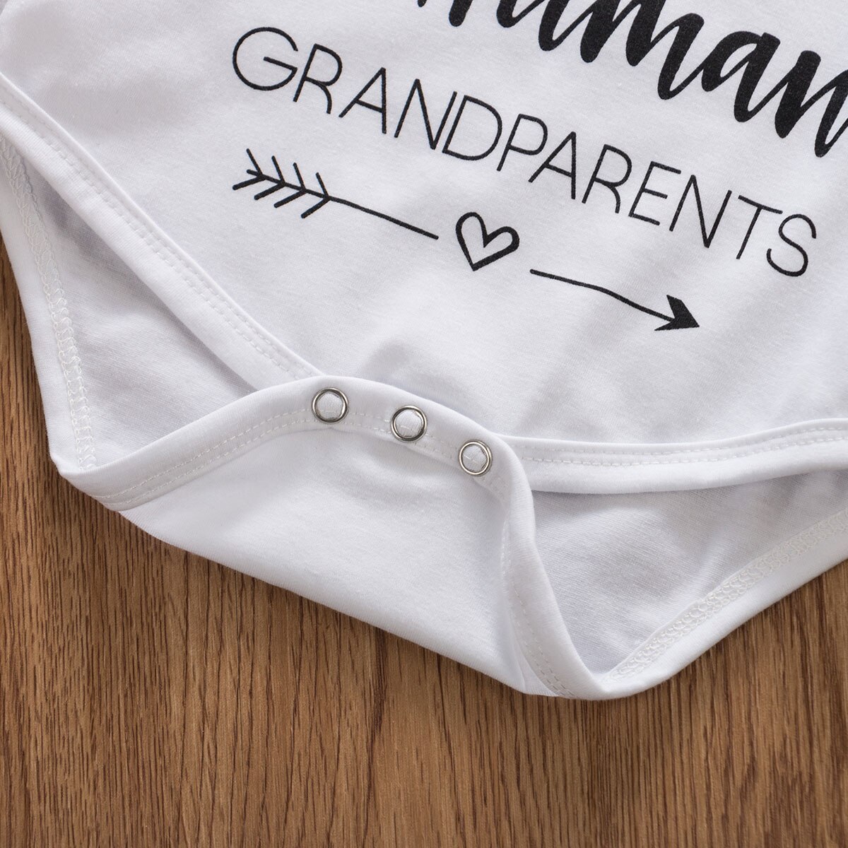 Emmababy-body de manga larga con estampado de letras para bebé, 0 a 18 meses, para niño y niña,