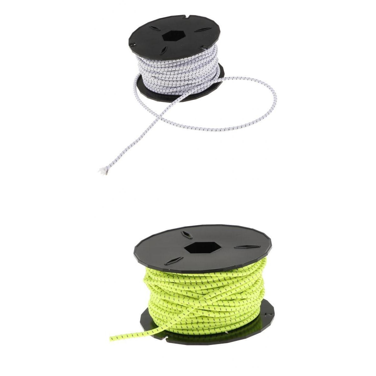 2 stuks elastische bungee-koorden voor zware toepassingen, marine bungee-schokkoord, marine boot vastbindkoord, spankoord, rolkoord