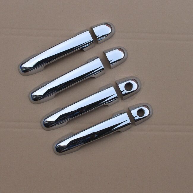 Para KIA Ceed Cee d 2006 2007 cromado cubierta de manija de puerta de coche embellecedor adhesivo accesorios de estilo de coche: 2 KEYHOLES