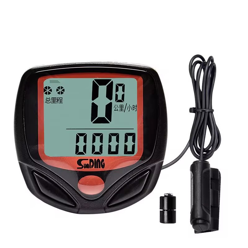 Bike Speedometer Bicycle Odometers Bicycle Speedometer Wired Bike Computer Waterproof Bike Odometer with LCD Display