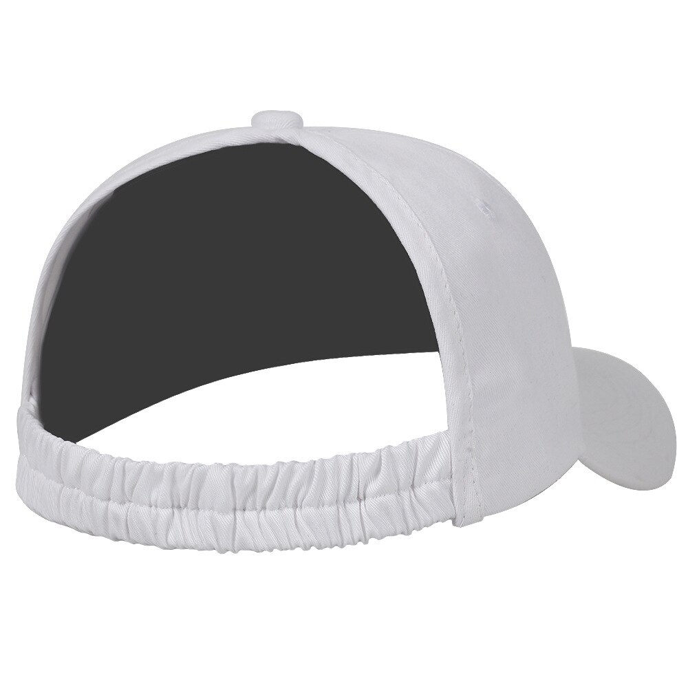 Casquette de Baseball avec ouverture arrière | Casquette d'été, chapeau pare-soleil en coton pour l'extérieur, hip hop à la , chapeaux de: WHITE