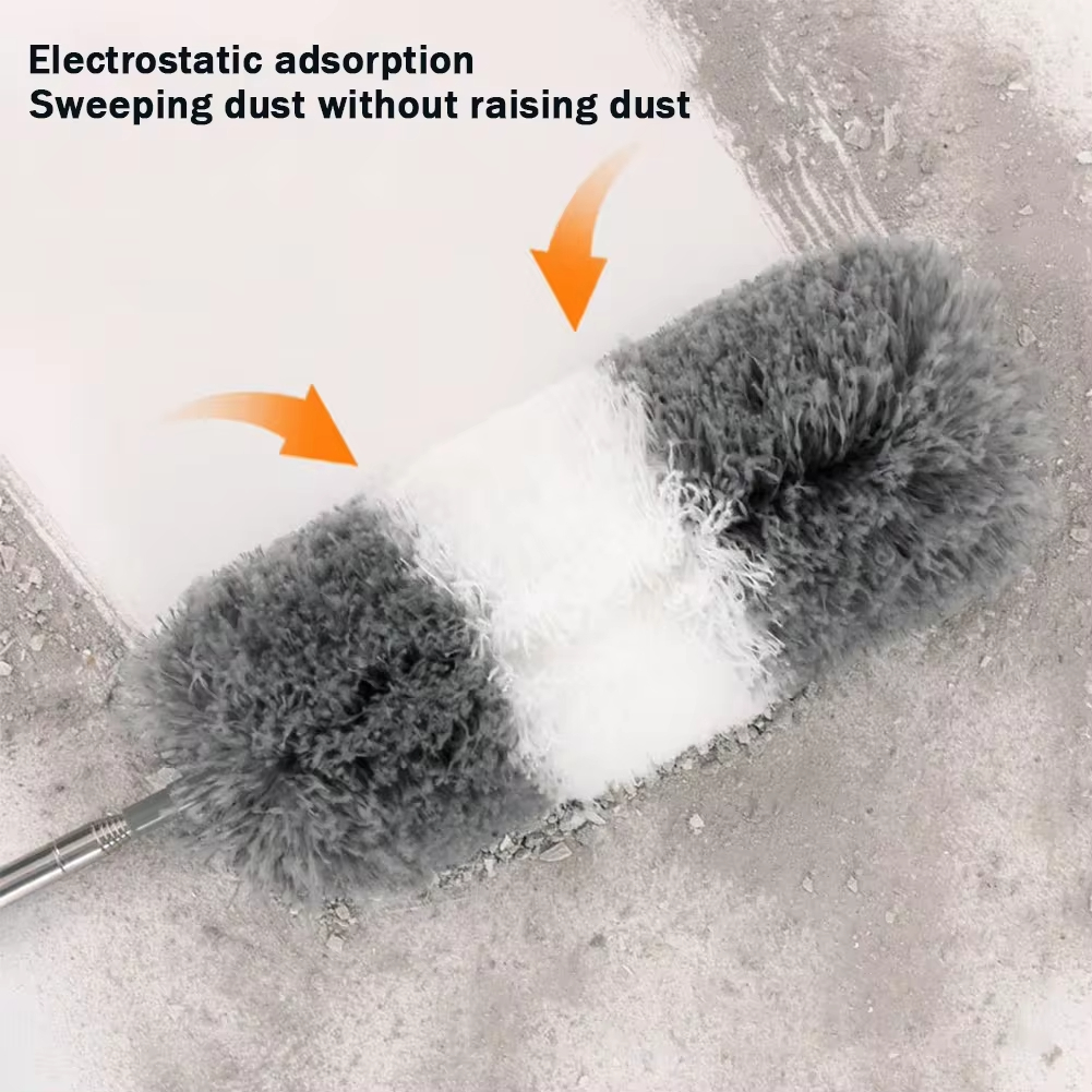 Microfiber Duster Extendable Duster Cleaner Brush Telescopic Ceiling Microfiber Brushes Bendable Dust Cleaning