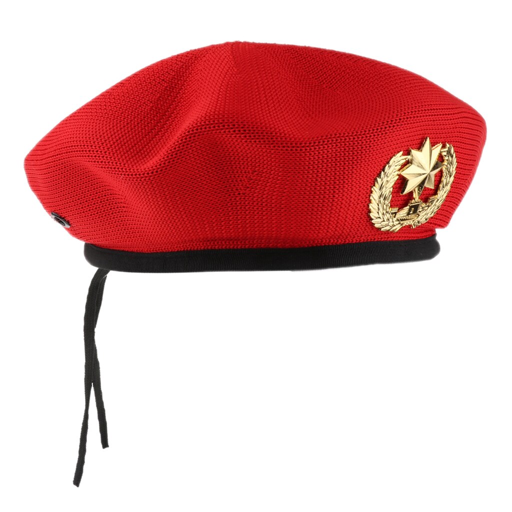 Accessorio Costume Cosplay punto regolabile berretto berretto cappello da marinaio: Red Octagram 54cm