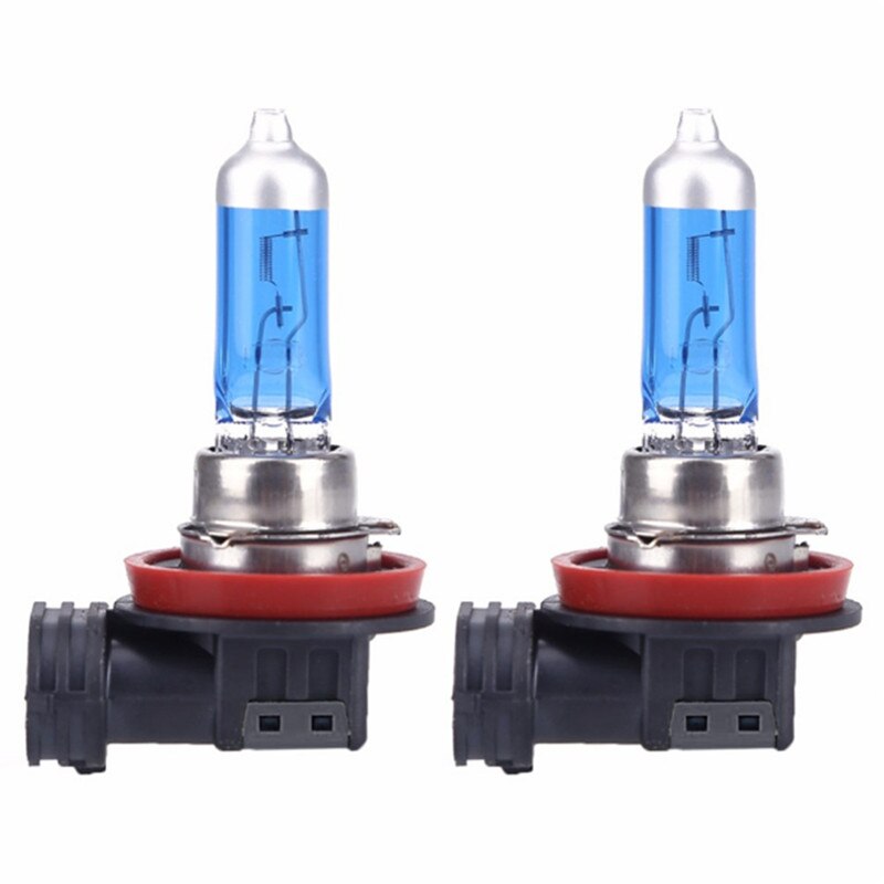 2pcs/lot H11 12V 6000K Car Lamp Light Lamp 55W Head Light Bulb White Light Car Styling