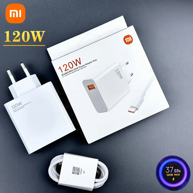 Xiaomi Charger 120W 67W EU Fast Turbo charge USB 6A Type C Cable For xiaomi 12 11 10 9 Redmi Note 12 11 10 pro POCO X4 X5 X3: IT