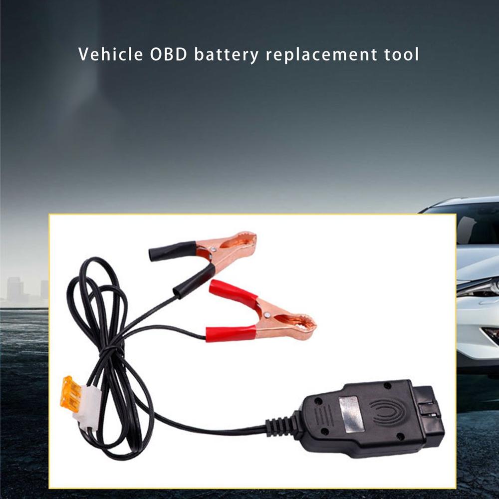 Elbil batteribyte verktygsassistent dator lagringsenhet automatisk avstängning obd bil diagnostikverktyg och anslutning